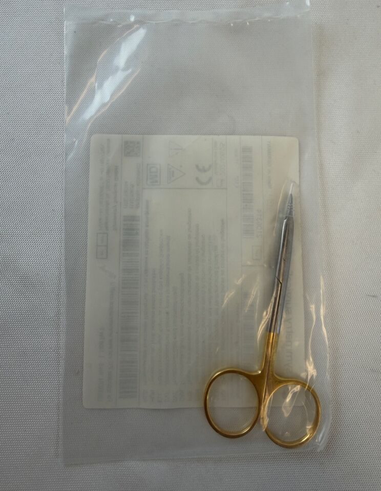 SYMMETRY SURGICAL 32-709 Stevens Tenotomy Scissors Curved Tungsten Blades 4.5"