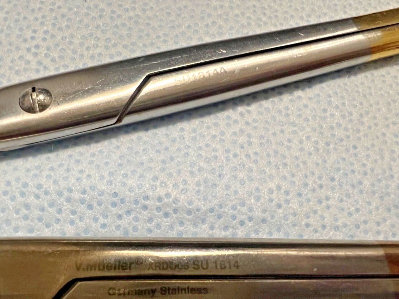 V. MUELLER SU1814 & SU1814A Vital Mayo TC Curved Dissecting Scissors — photo 2