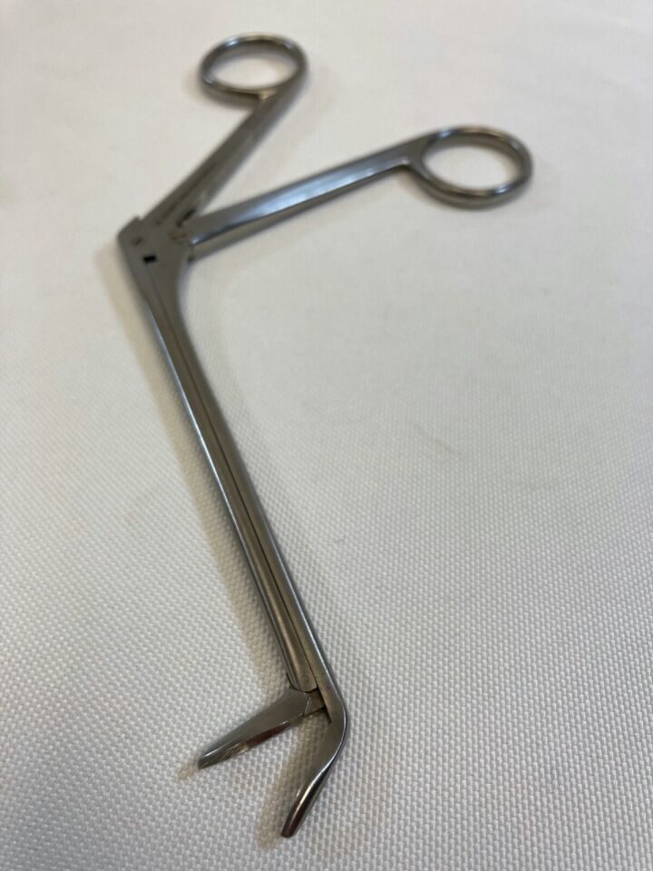 RICHARDS OLYMPUS 23-0672 Weil Blakesley Ethmoid Forceps 45deg Up x 5mm x 13mm Jaws — photo 8