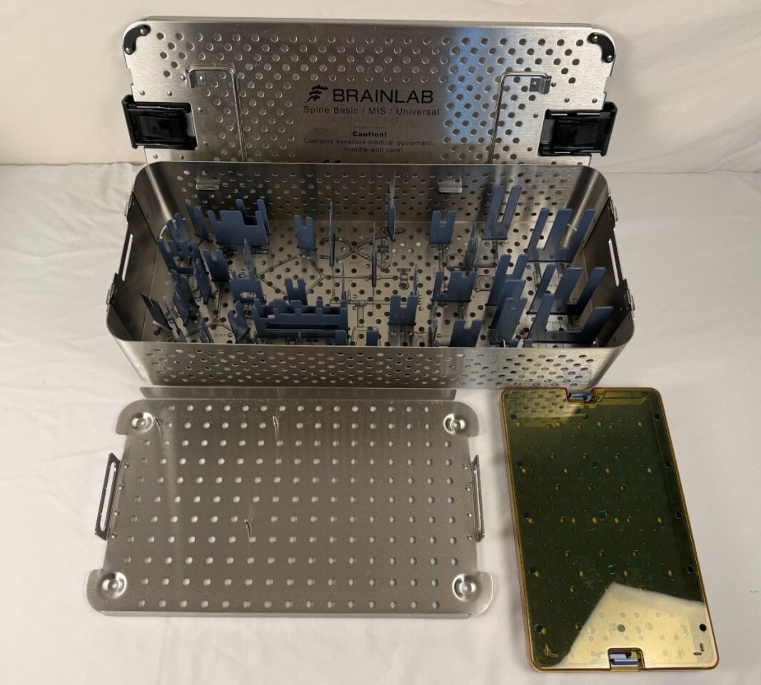 BRAINLAB  Spine Navigated Surgical Instrument Sterilization Case w/ Lid