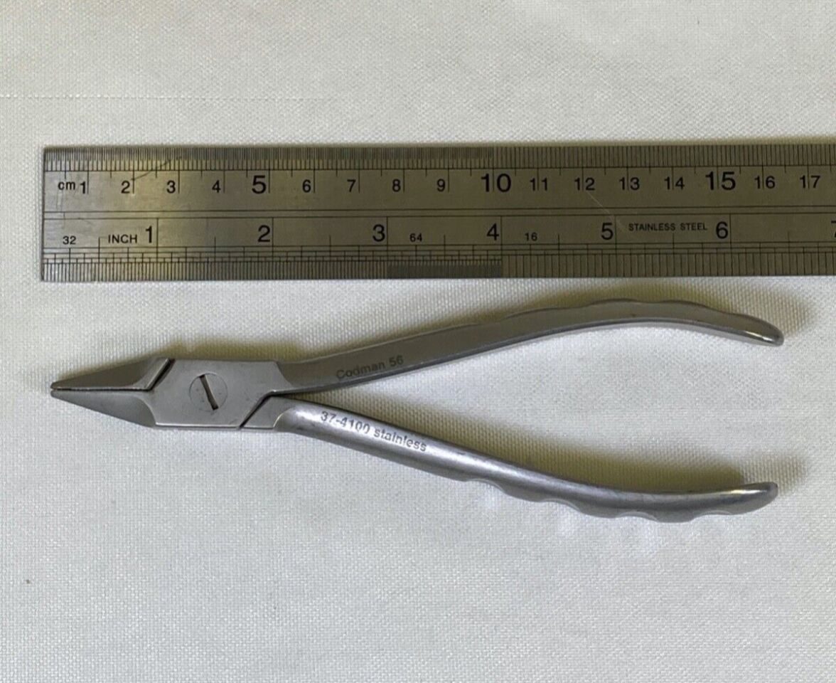CODMAN 37-4100 Needle Nose Pliers 6.25" Overall Length 20mm Jaw Length — photo 8
