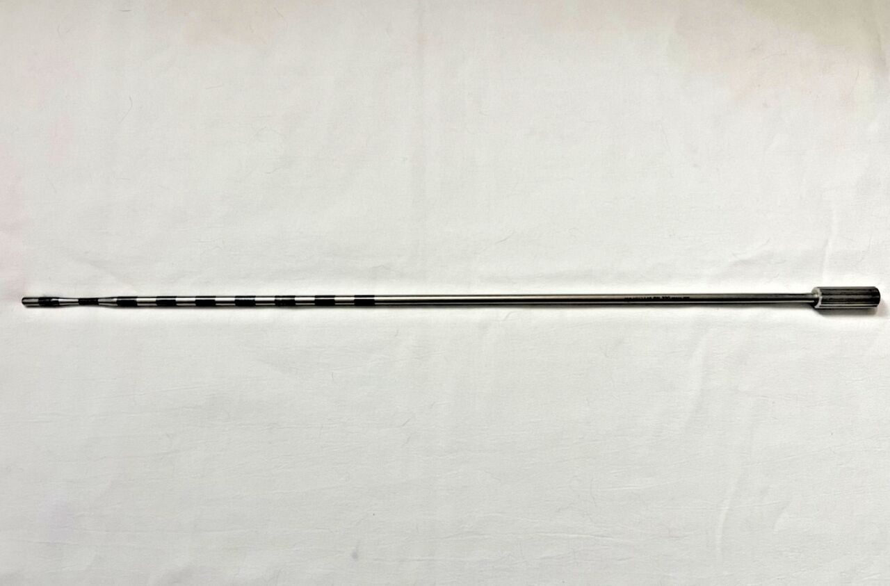 AESCULAP BN320 Straight Exploratory Probe w/ Retention Function 5mm X 17" Length — photo 1