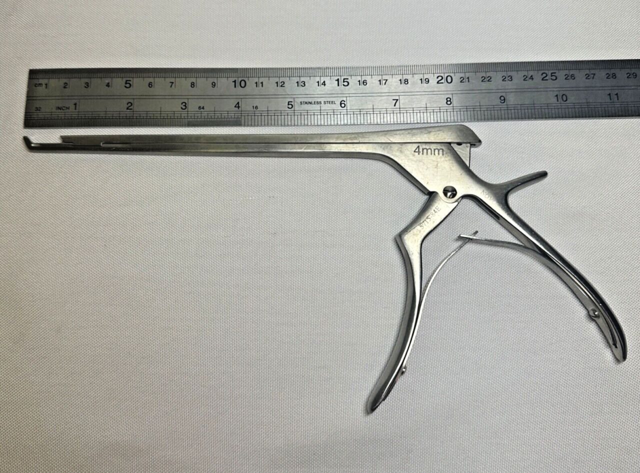 NOVO SURGICAL 5715-84E Laminectomy Kerrison Rongeur 4mm X 40deg Up — photo 2