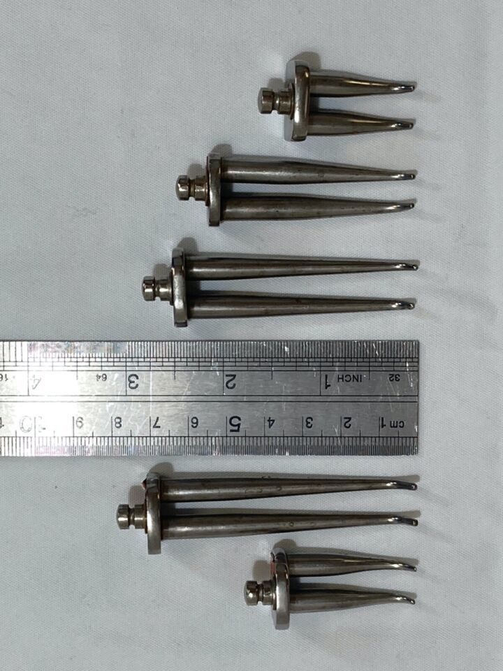 INTEGRA Ruggles Retractor Blade Dual Prong & Micro Teeth Ball Snap Neuro Spine — photo 8