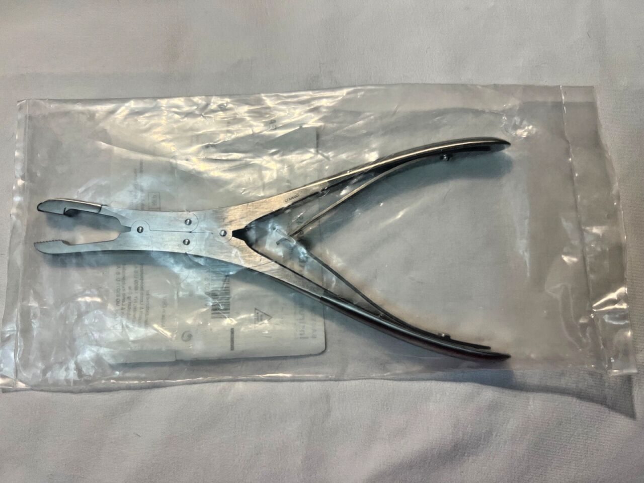 BAUSCH & LOMB N5345 w/ Guard 7.6" Length Wright-Rubin Septum Morselizer Forceps