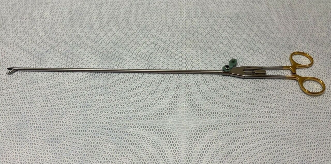 ELMED 52505-45LL Laparoscopic Needle Holder Straight 8mm TC Tip 33cm