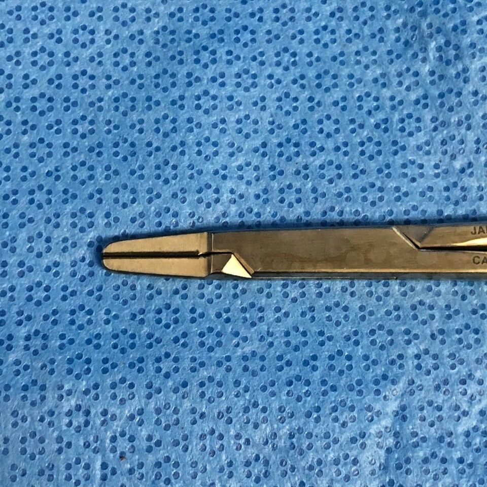 JARIT 121-164 Tungsten 7" Carbide Carb-Bite Needle Holder Orthopedic — photo 3