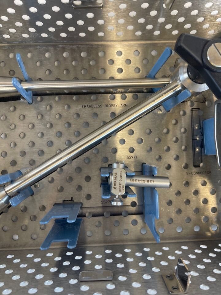 BRAINLAB Various  Frameless Biopsy System w/ Sterilization Case — photo 3