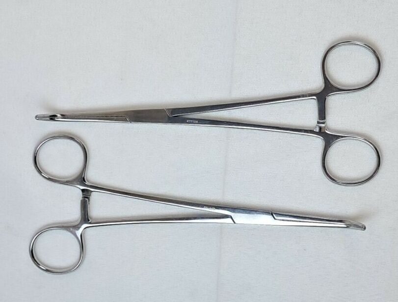 PILLING WECK 477108 Mixter Thoracic Clamp Forceps 7-3/4in., Lot of 2 — photo 1