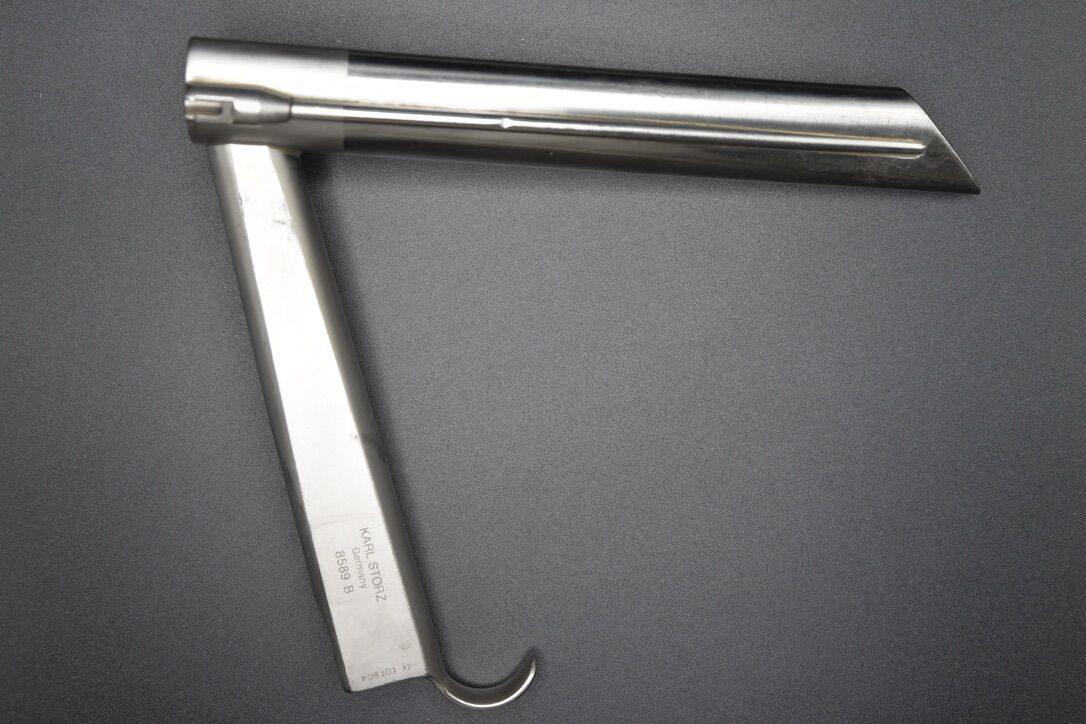 KARL STORZ 8589B  RUDERT Triangle Laryngoscope, Size Large