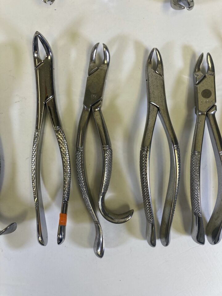 VARIOUS  Clev-Dent Premier Dental Extraction Forcep Set w/ Perforated Pan — photo 9