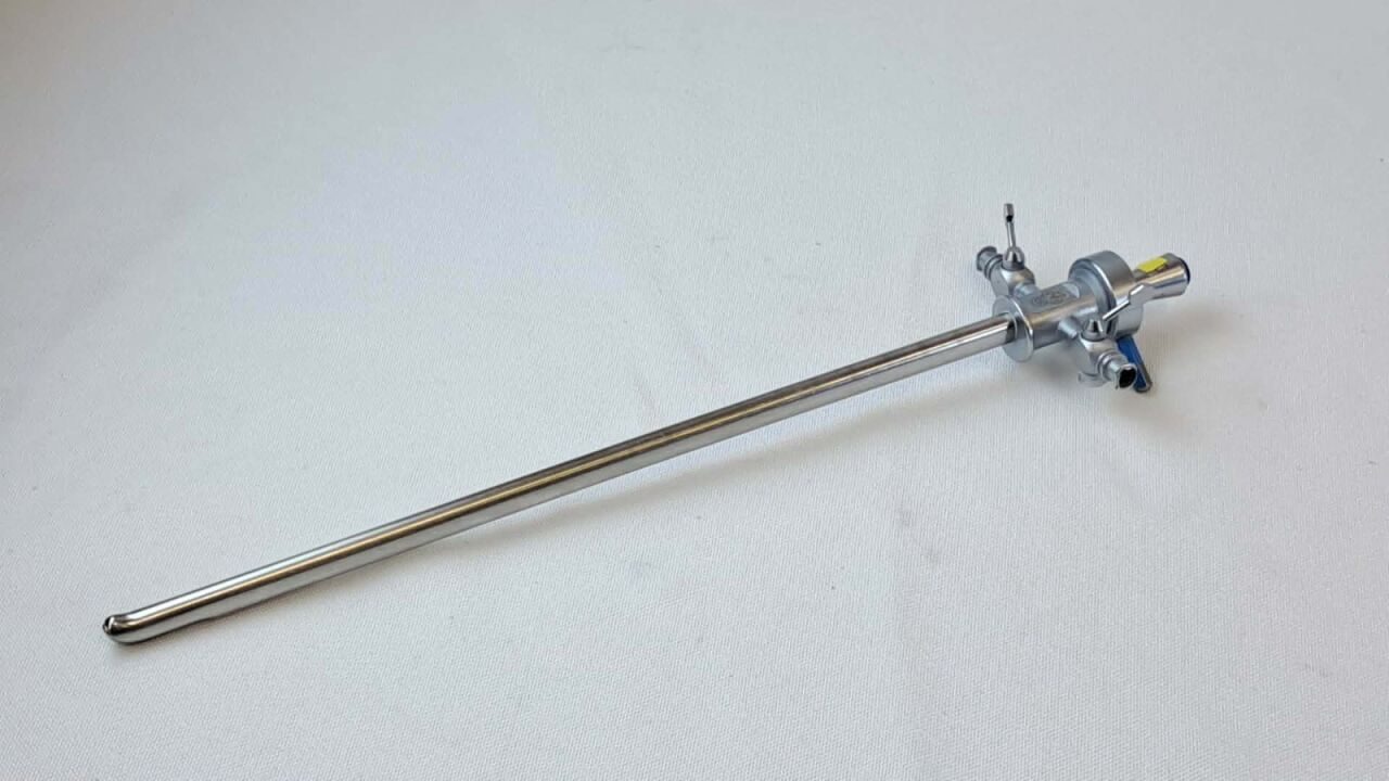 R. WOLF 8650.041 Dual Valve 21 Fr Laparoscopic Sheath with Obturator — photo 2