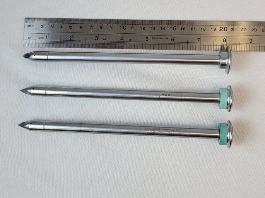 KARL STORZ 30103P Trocar w/ Pyramid Tip 11mm Laparoscopic Lot of 3 — photo 10