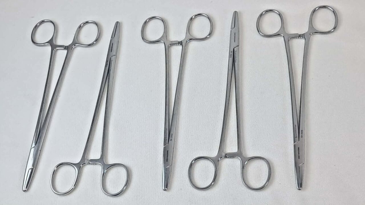 SYMMETRY 64-2503 Mayo-Hegar Needle Holders 8" Lot of 5 — photo 2