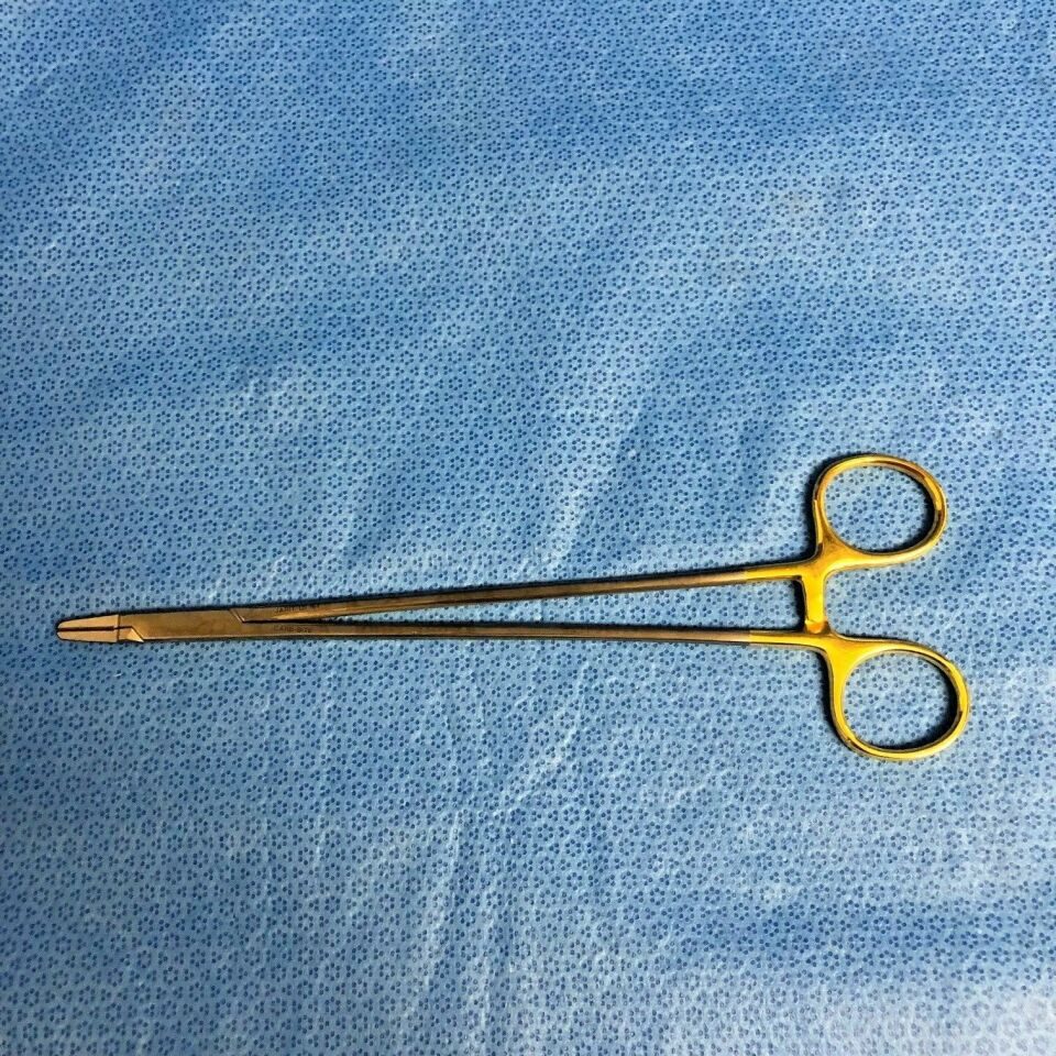 JARIT 121-164 Tungsten 7" Carbide Carb-Bite Needle Holder Orthopedic
