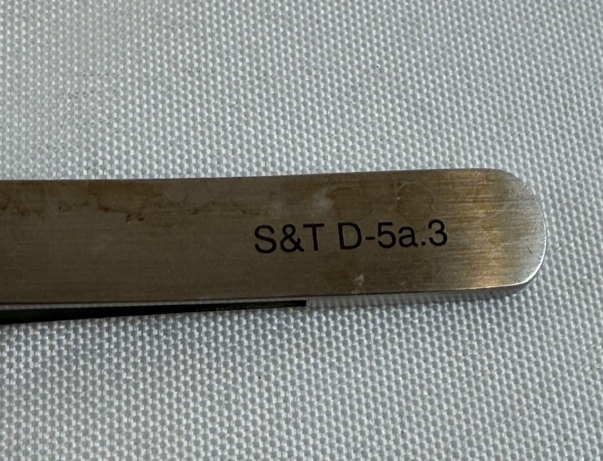 ST D-5A.3 Angled 10deg Tip 0.3mm 4-5" (11 cm) Vessel Dilator Forcep — photo 2