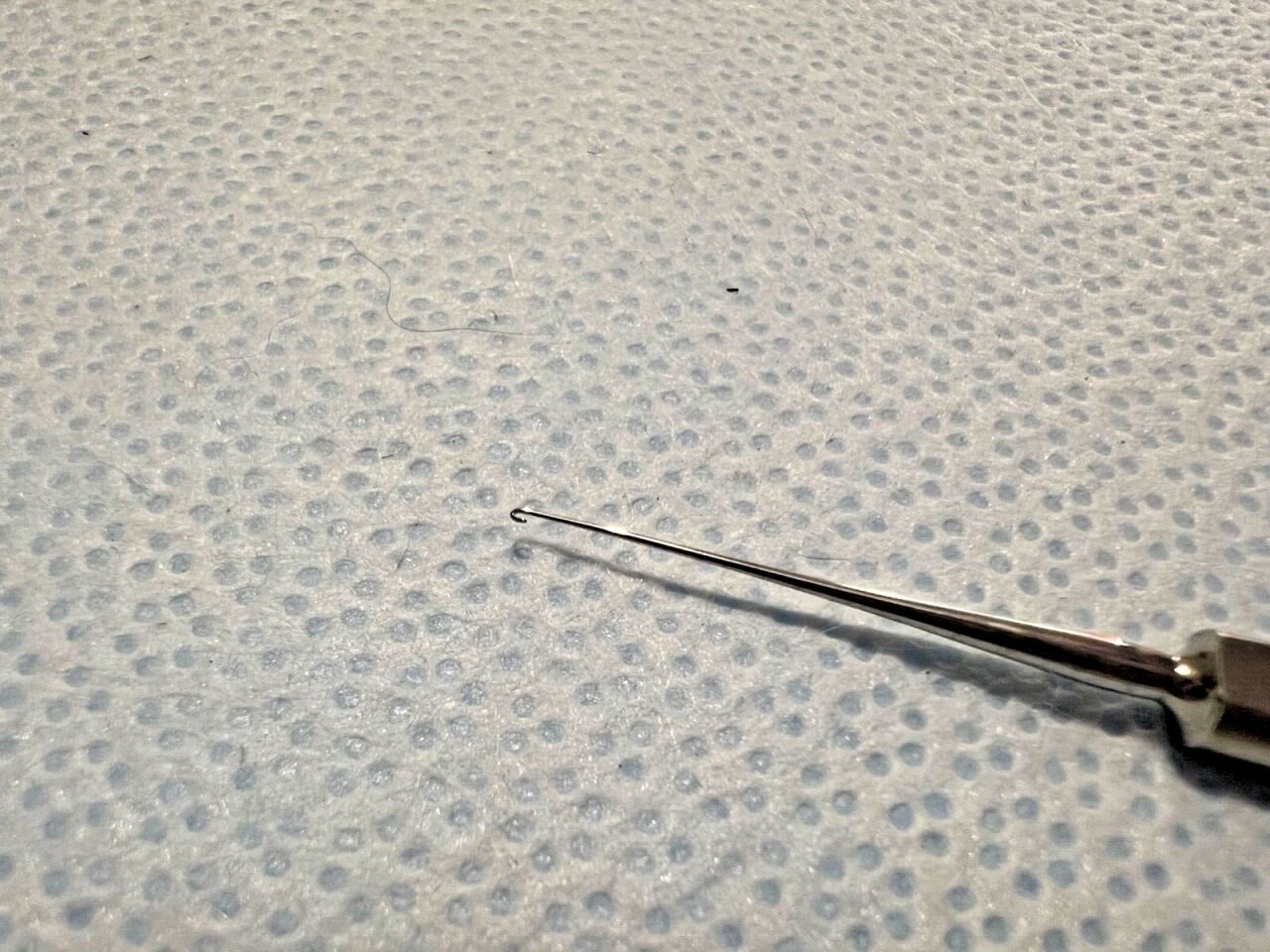 KARL STORZ E0547 Ophthalmic Maumenee Blunt Iris Hook 1.5mm X 4.8" Length — photo 2