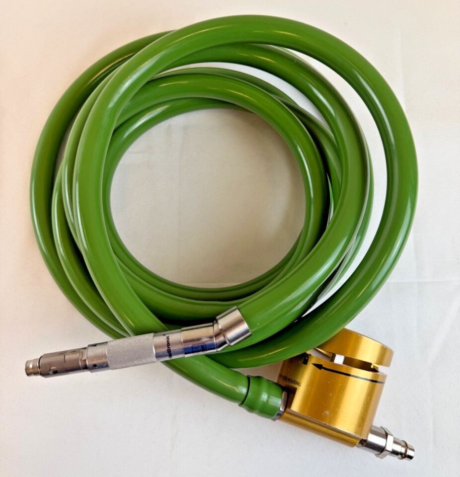 MEDTRONIC V02 Pneumatic Drill Handpiece & Hose Midas Rex Legend Pneumatic Drill Handpiece & Hose