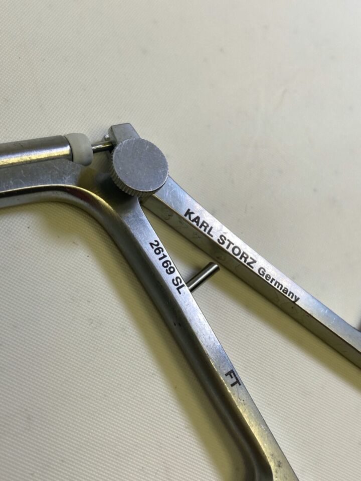 KARL STORZ 26169SL Micro Semm Scissors Curved Left 5mm x 33cm Sharp Laparoscopy — photo 2