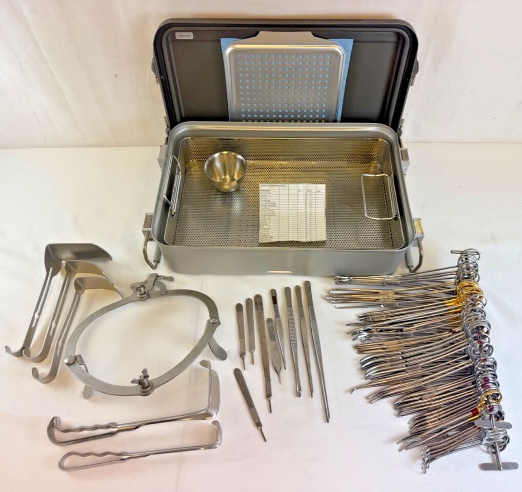 VARIOUS  61 Piece V. Mueller Jarit Abdominal Hysterectomy Instrument Set — photo 1