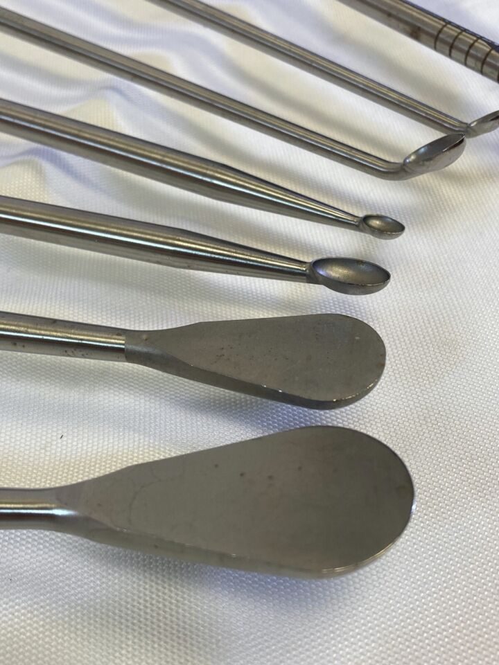 STRYKER Various Reliance Anterior Lumbar Instruments 20" Cobbs Curettes — photo 8