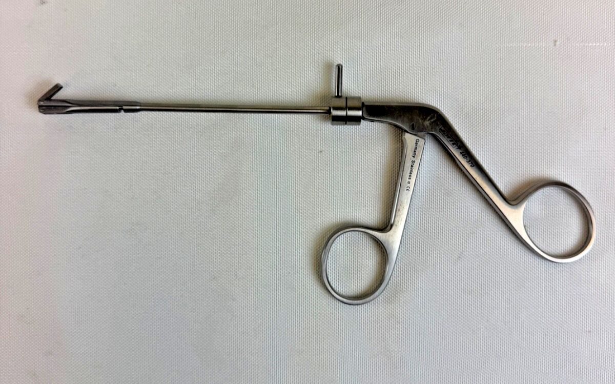 JARIT 440-370 2.5mm Backwards Bite WL: 4.5" Rotatable Ostrum Antrum Punch ENT