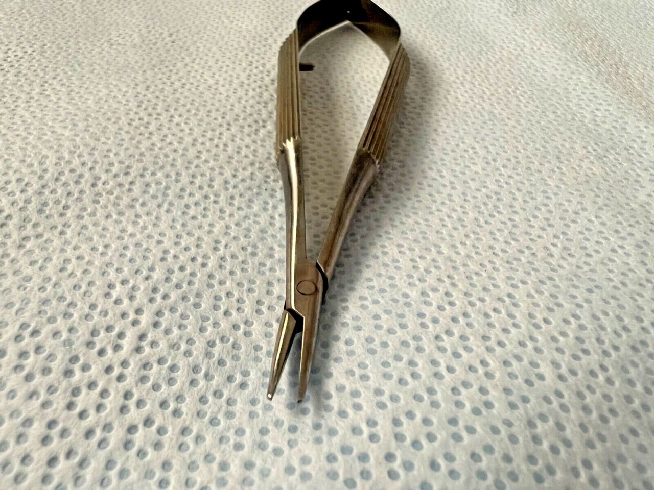 STEPHENS S6-1125 Curved Non-Locking Needle Holder Slim Model 0.45mm X 4-3/4" — photo 3