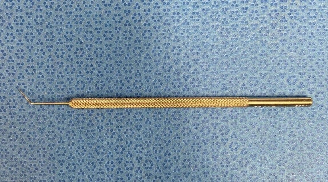 KARL STORZ E572 Fenzl Insertion Hook Angled 45deg, 10mm Shaft, 0.2mm Tip