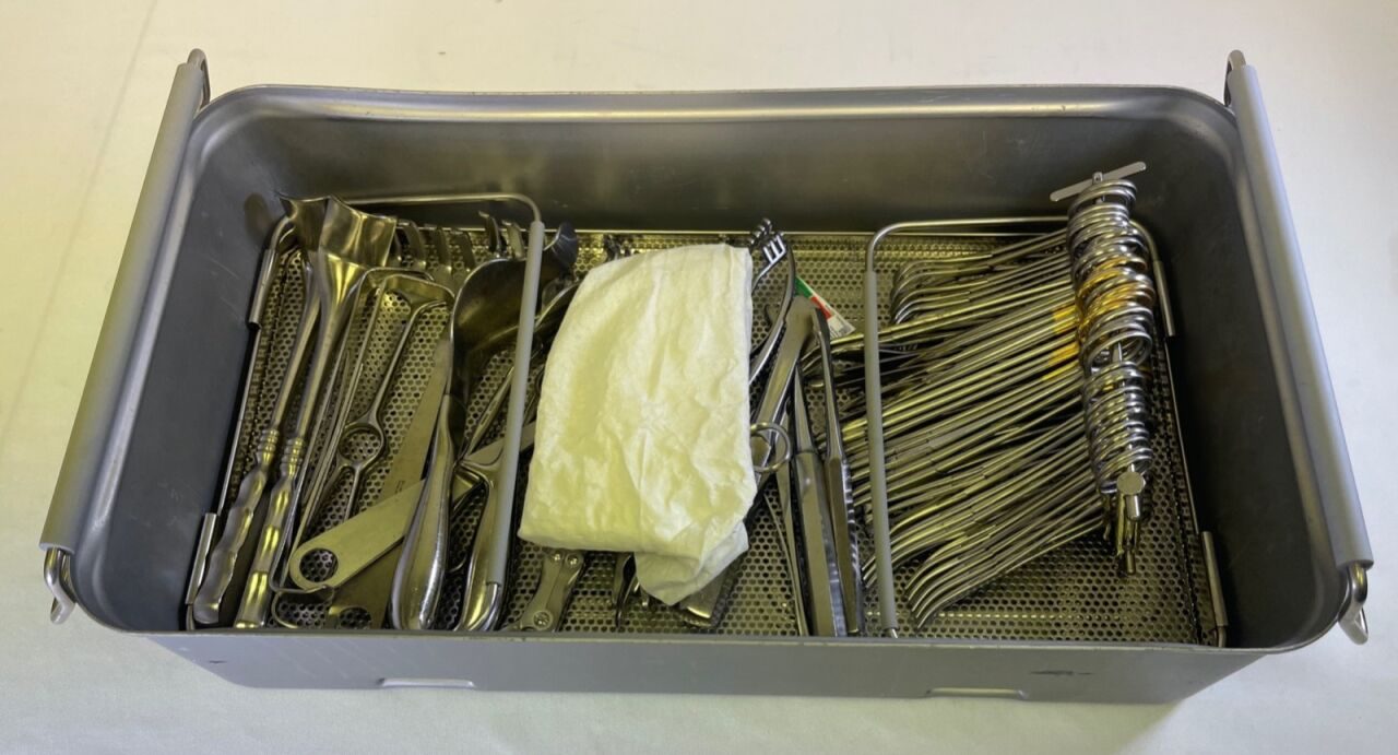 VARIOUS  66 Piece Konig Weck Jarit Patella Instrument Set w Sterilization Case — photo 13