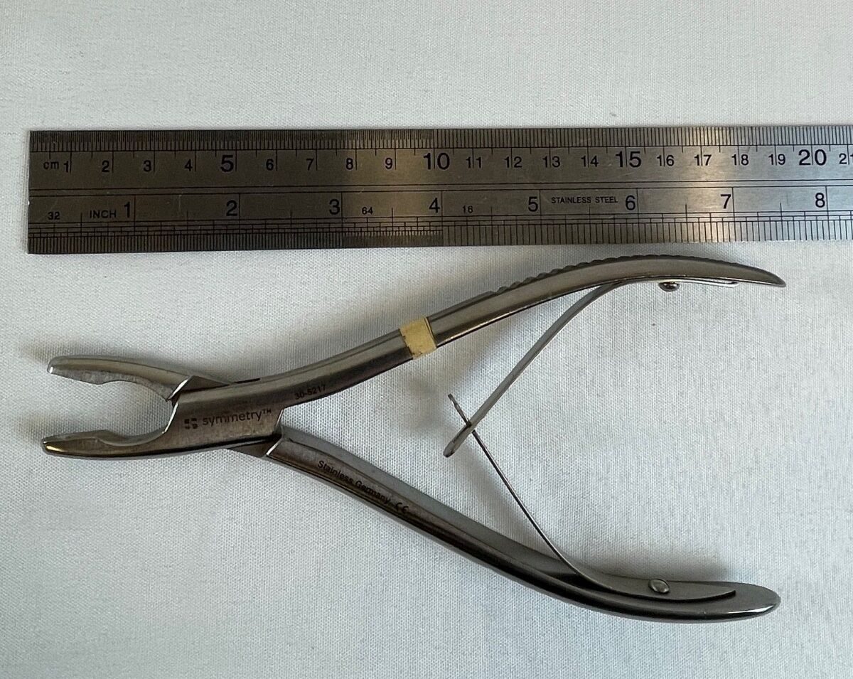 SYMMETRY 305217 Luer Bone Rongeur Straight 8mm Jaw 7" Length — photo 7