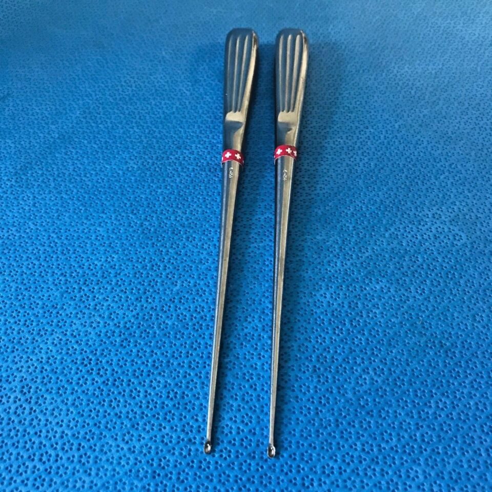 INTEGRA 240-120 Lot of 2 Bruns Straight Oval Cup Curette, Size 3-0 — photo 2