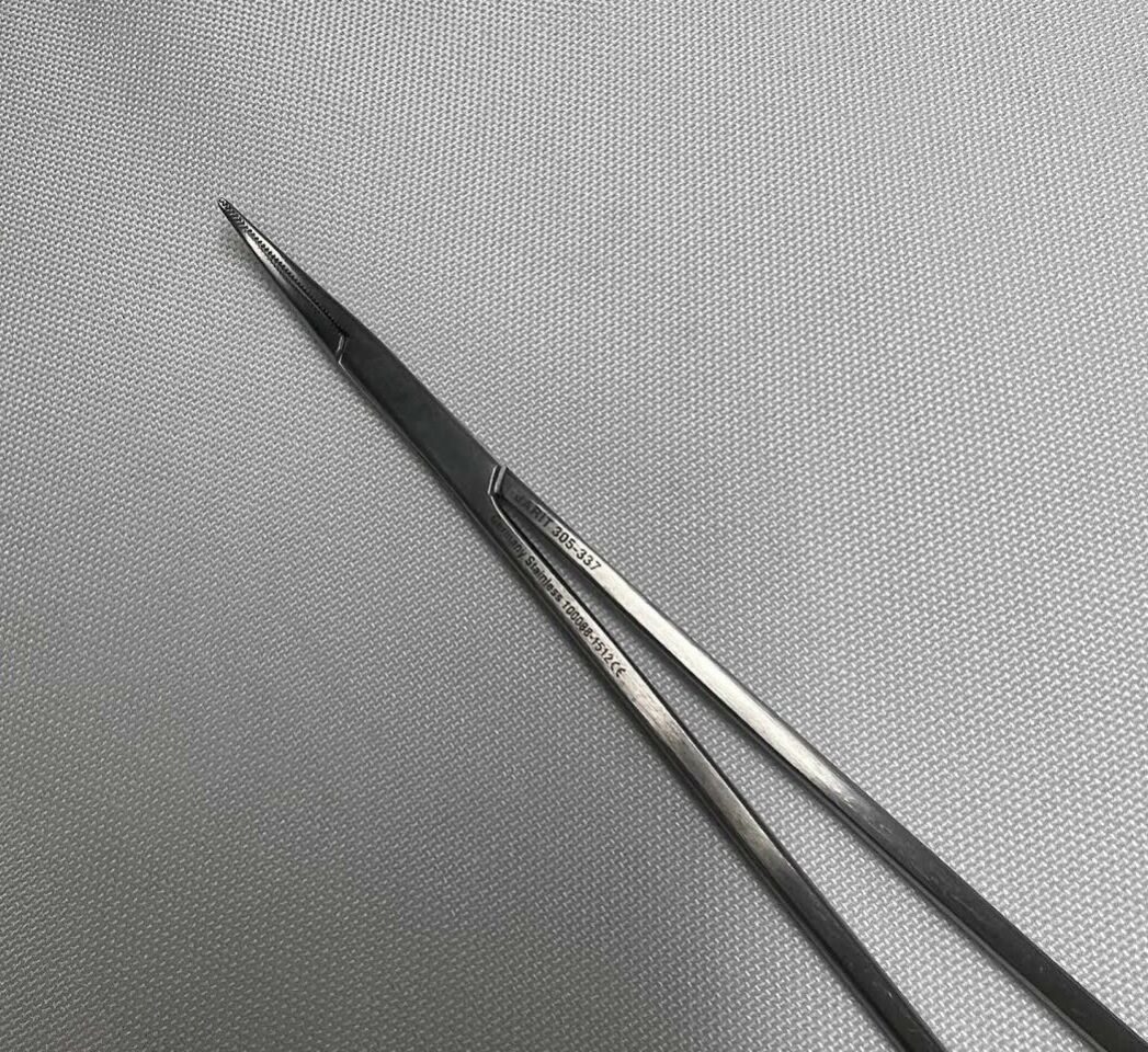 JARIT 305-337 Curved Serrated Thoracic Mosquito Forcep 9 1/8" — photo 4
