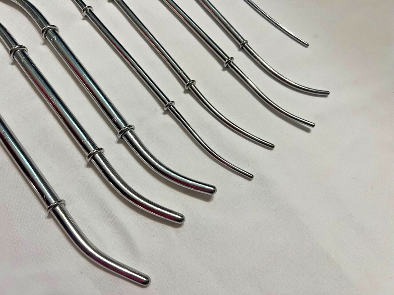 INTEGRA MILTEX Curved Double-Ended 10-1/2" Set of 8 Hank Uterine Dilators — photo 2