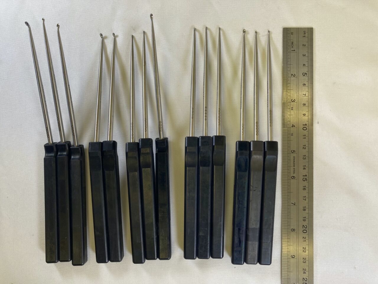 STEALTH SURGICAL Various Cervical Axial Curettes w/ Sterilization Case — photo 15