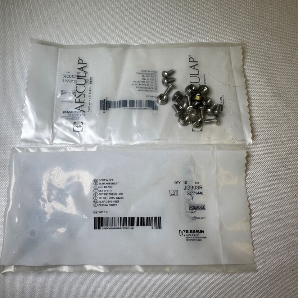 AESCULAP JG303R Screw Set (x10 per pack) Set of 2 — photo 2