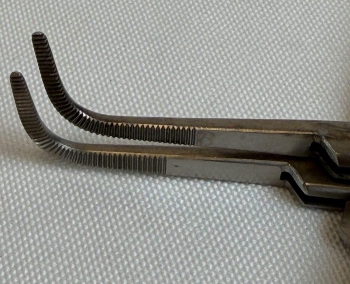JARIT INTEGRA 305-295 Kantrowitz Thoracic Forceps 90deg Angle 7.75" Pair of Kantrowitz Thoracic Forceps CVOR — photo 3