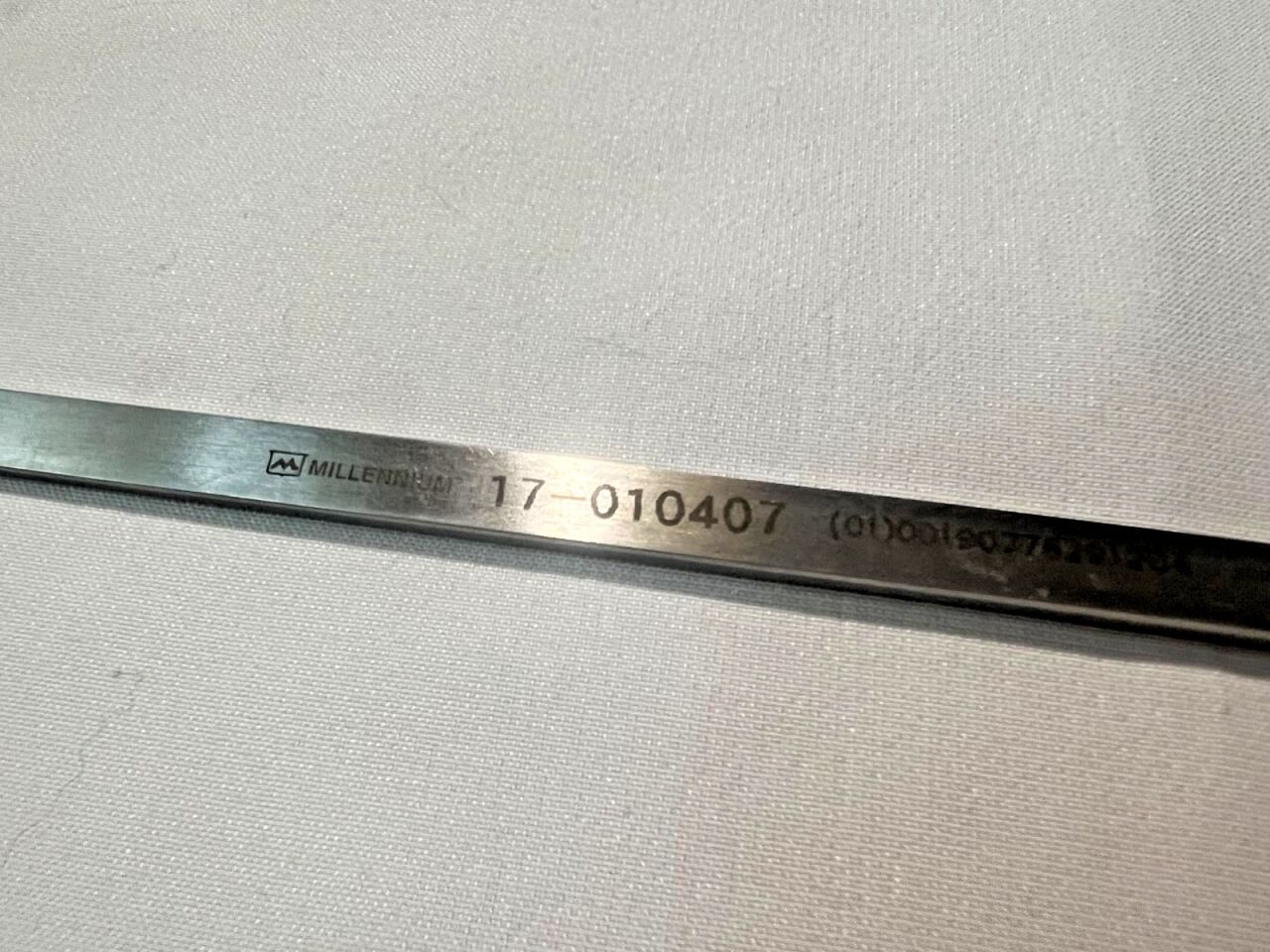 MILLENNIUM 17-010407 Epker Osteotome Slightly Curved 6mm X 1.2mm Blade 7" Length — photo 3