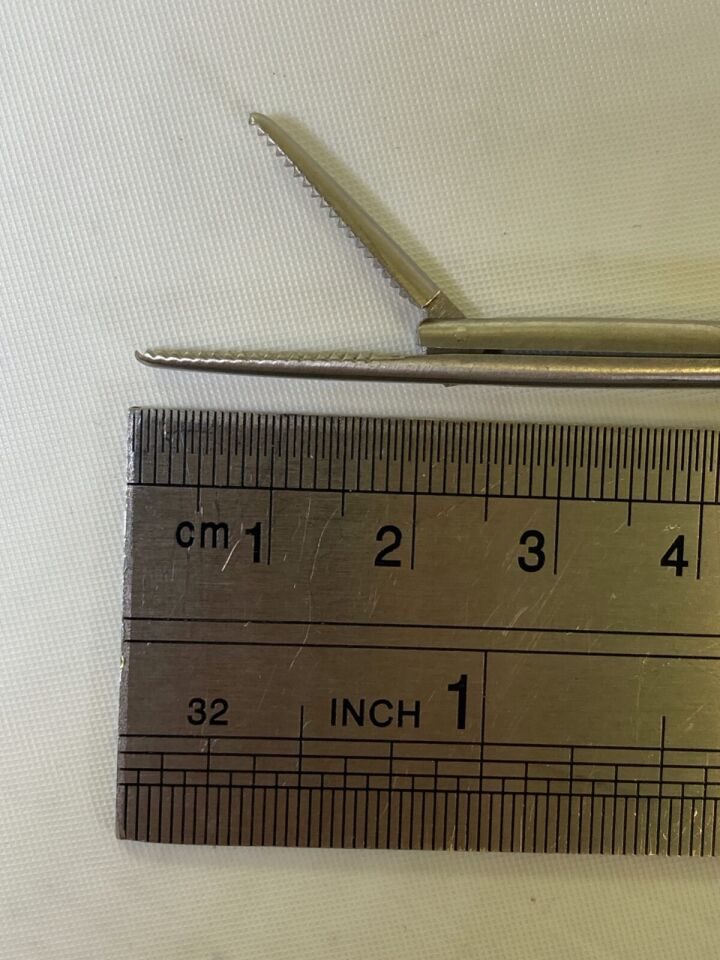 AESCULAP EF928 Mathieu Foreign Body Forceps Serrated Jaws 8" Urology — photo 8