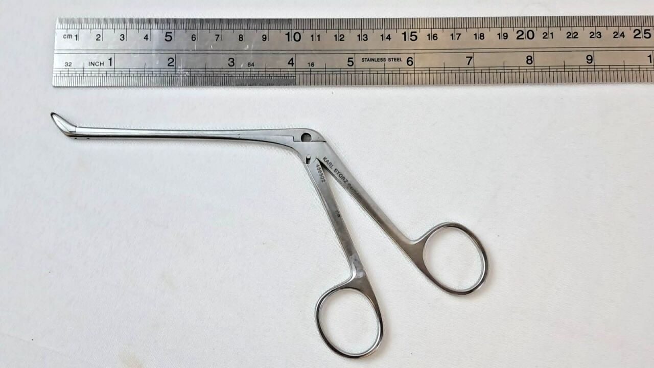 KARL STORZ 456502 Blakesley Wilde ENT Nasal Forceps Size 2 45 Deg 11cm — photo 5