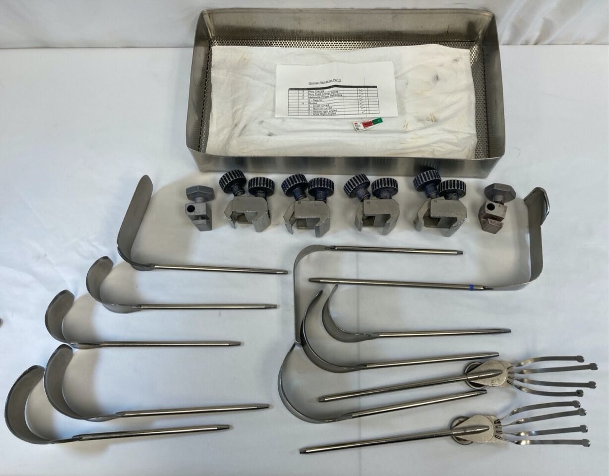 PILLING WECK Gomez Table Mounted Retractor System w/ Cases   Blades Orthopedic — photo 4