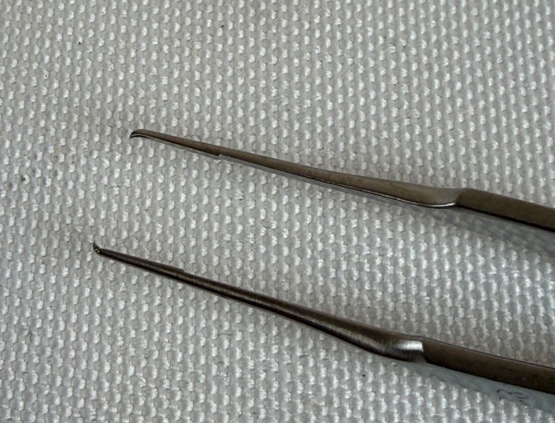 KATENA K5-2510 Castroviejo Forceps w/ Platform 1x2 Teeth 0.3mm — photo 6