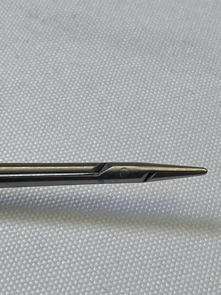 AESCULAP FD092R Micro Form Bayonet Needle Holder 80mm Shaft 200mm Length Neuro — photo 6
