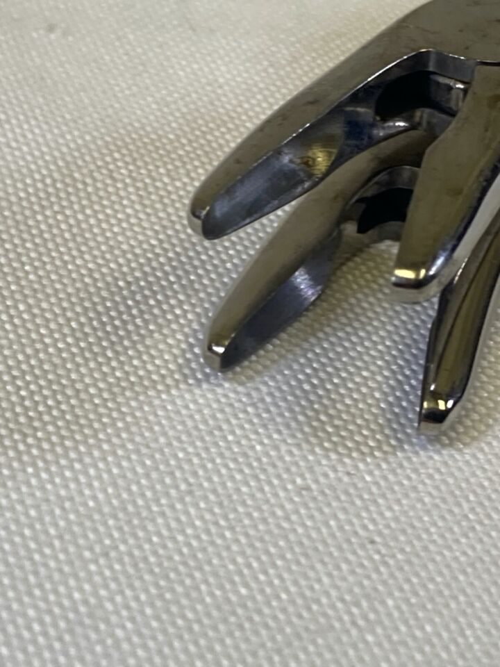 STILLE  Pair of Curved 3mm & 4mm Leksell Bone Rongeurs Double Action — photo 9