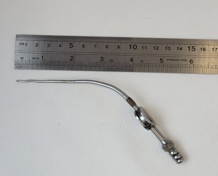 FUJITA  Frazier Angled Suction Tube 3.0mm 5.75" Working Length — photo 7