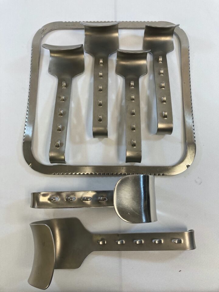 ZSI Various 7 Piece Stainless Steel Kirschner Abdominal Retractor w/ Blades — photo 10
