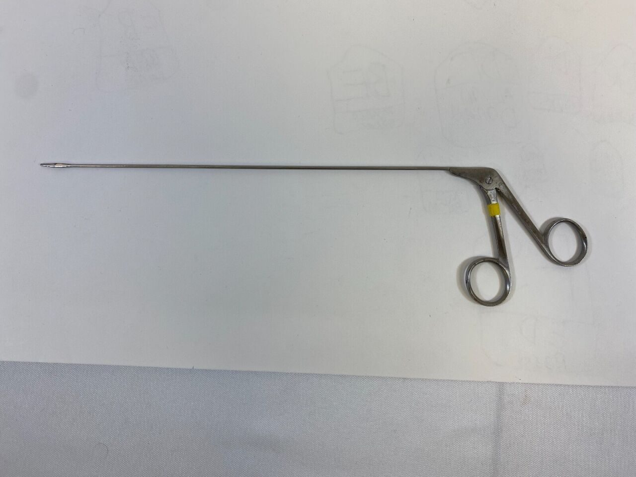 PILLING Single Action Serrated w Blunt Tooth Laryngeal Grasping Forceps Single Action Serrated