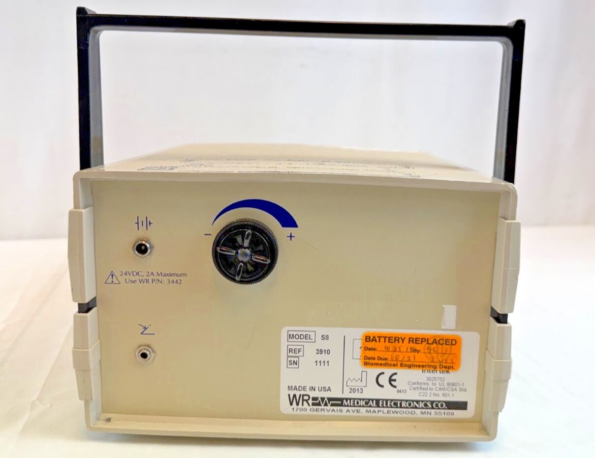 WR MEDICAL Silverstein 3910 S8 Monitor — photo 7
