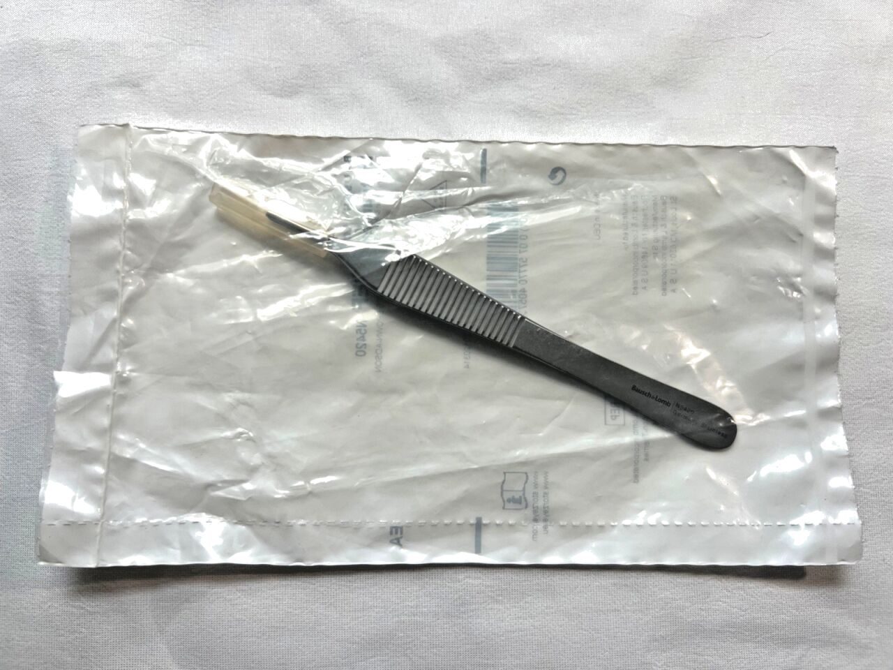 BAUSCH & LOMB N5420 Brown-Adson Tissue Forceps w/ Parallel Teeth 4.8" Length