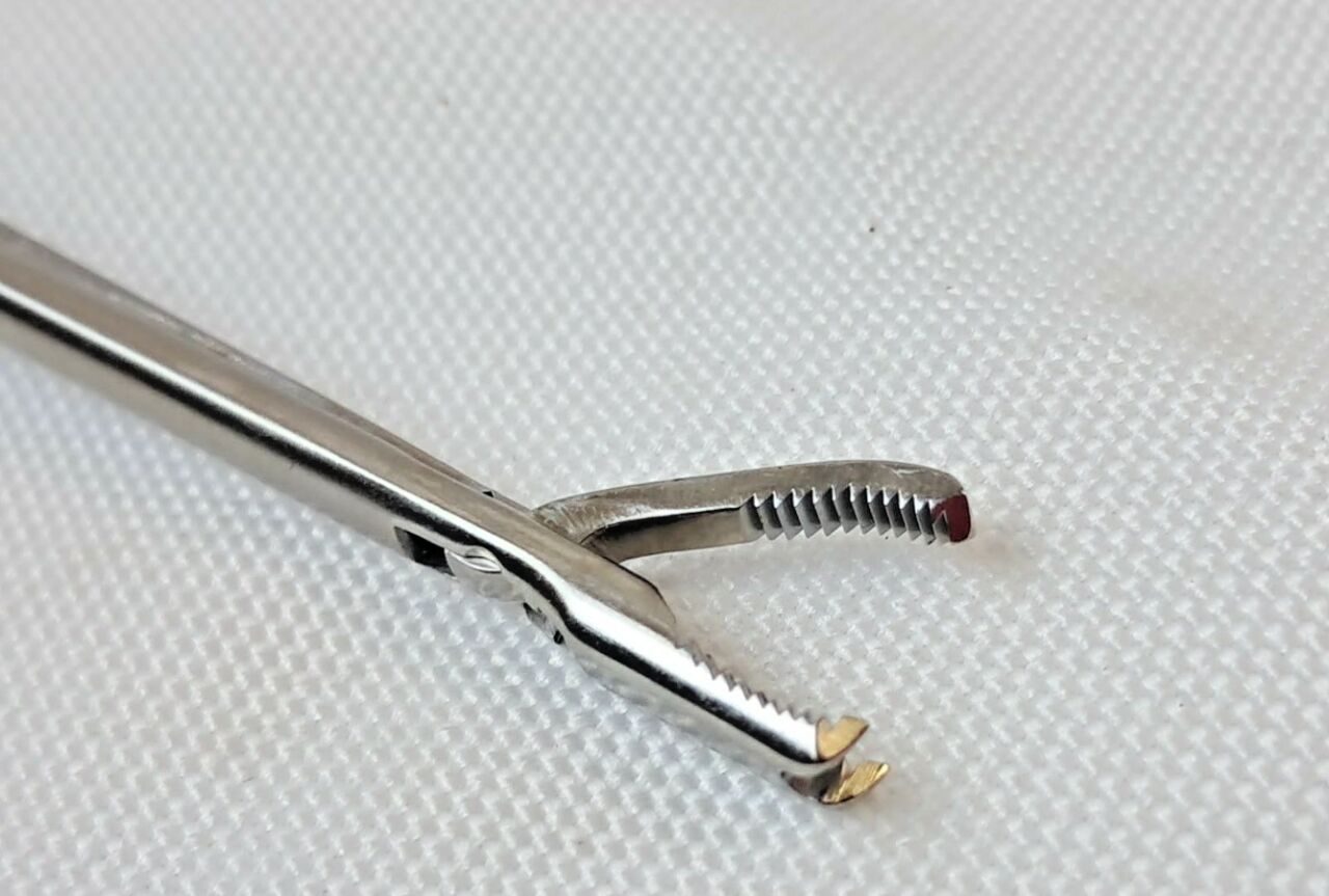 ACUFEX 011022 Large Pitbull Loose Body Grasper Slide Lock Arthroscopic Forceps — photo 4