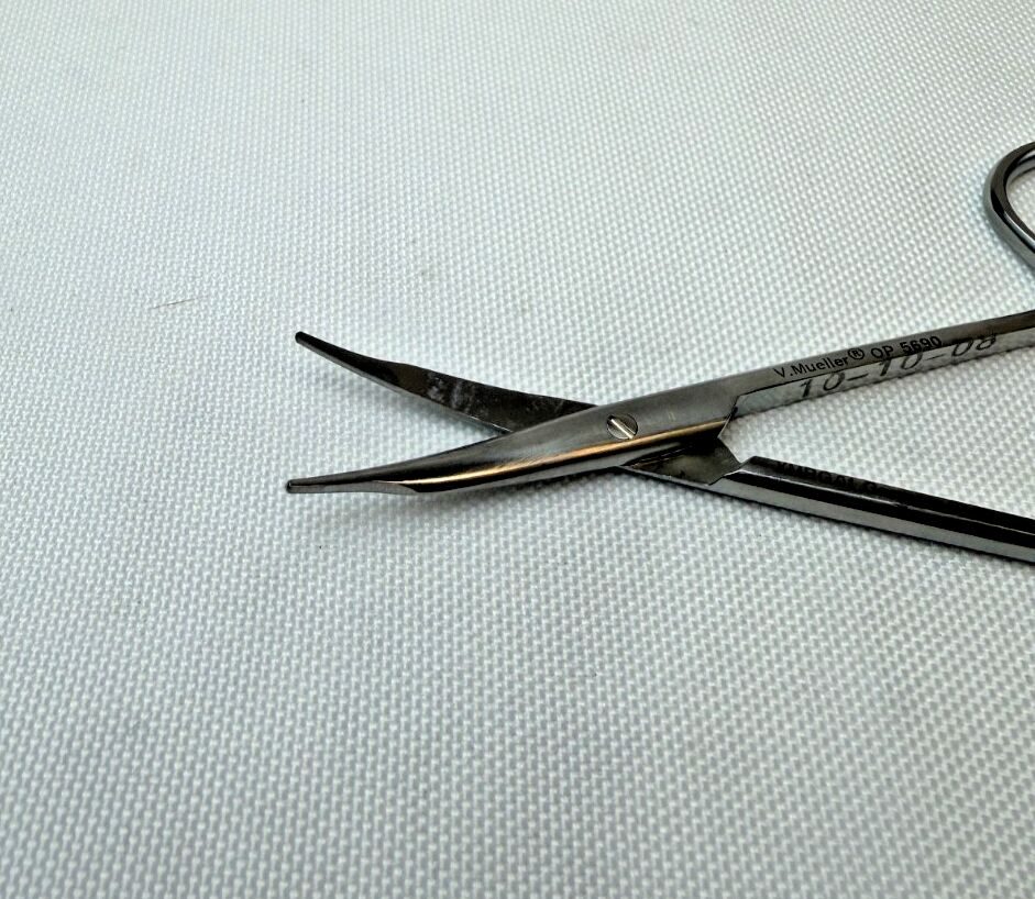 V. MUELLER OP5690 Tenotomy Scissors Curved Blunt Tip — photo 5